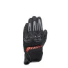 Guantes Dainese Mig 3 AIR GLOVES BLACK/FLUO-RED