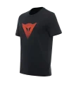 Camiseta Dainese T-shirt Logo Black/Fluo red