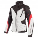 Chaqueta DAINESE Tempest 2 D-Dry Lady light gray /black/ tour red